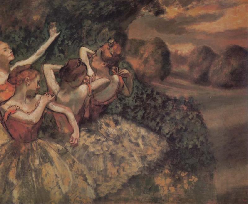 Edgar Degas Quatre Danseuses China oil painting art